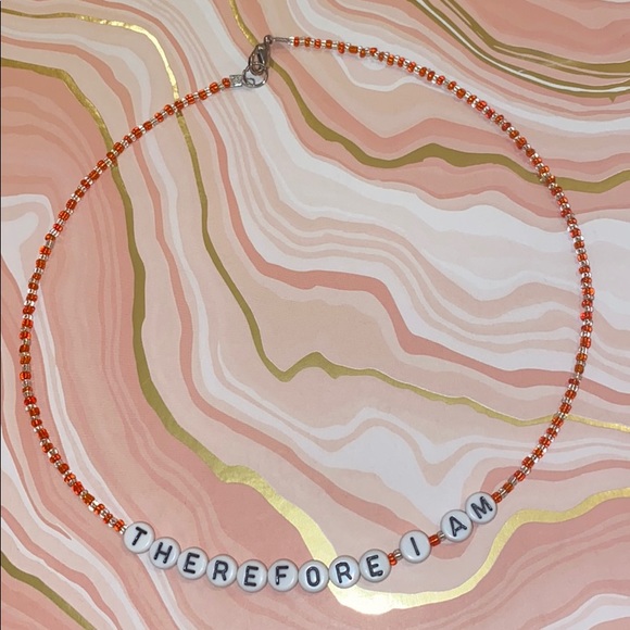 Billie Eilish Jewelry - Therefore I Am Necklace